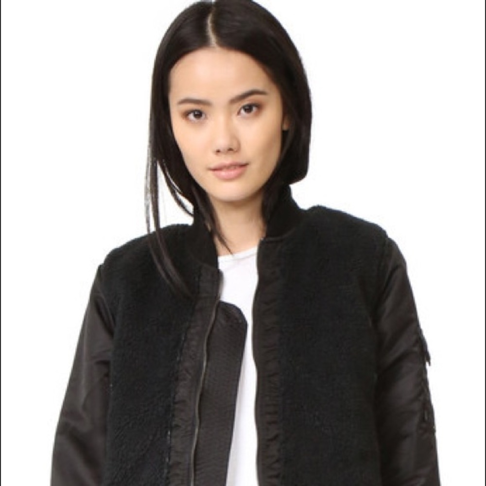 Mother Denim Sherpa Jacket